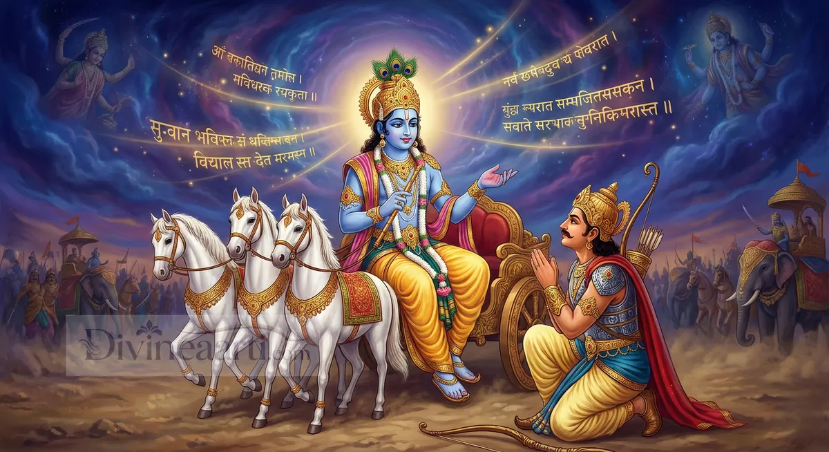 Krishna and Arjuna - Bhagavad Gita