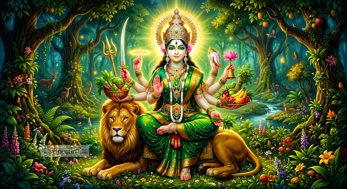 Goddess Shakambhari - माँ शाकम्भरी
