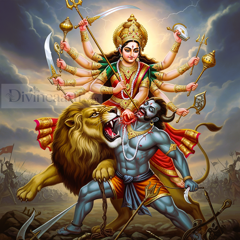 Mahishasura Mardini Stotram - Goddess Durga - महिषासुर मर्दिनी